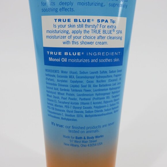 True Blue Spa Be More Pacific Monoi Oil Shower Cream 8oz USED See Current Weight - Picture 10 of 13